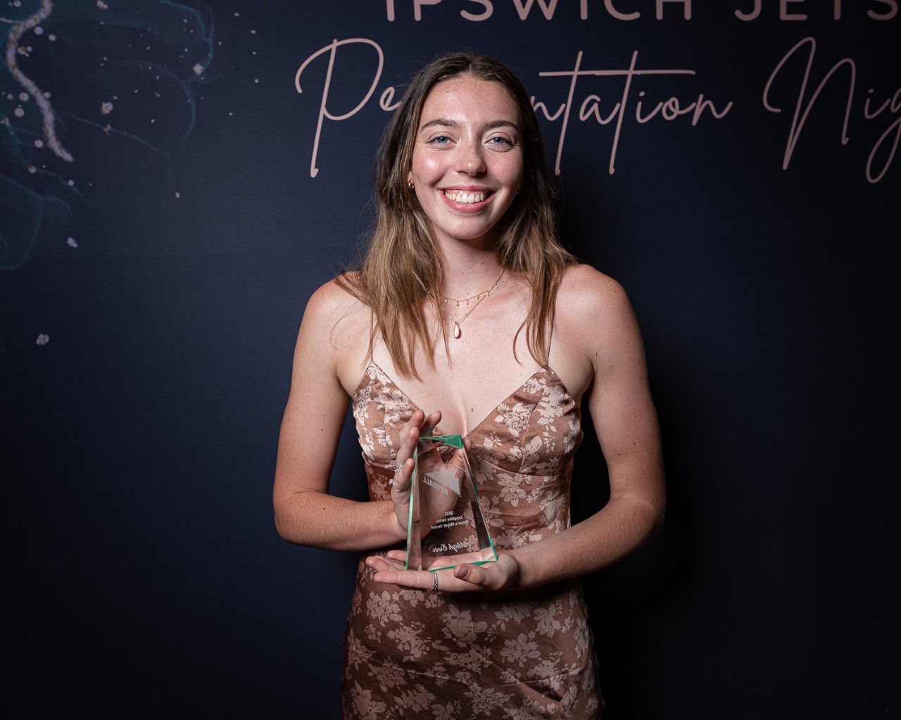 Jets Netball Emerging Jet of the Year Sapphire Series | Jess Laagaia